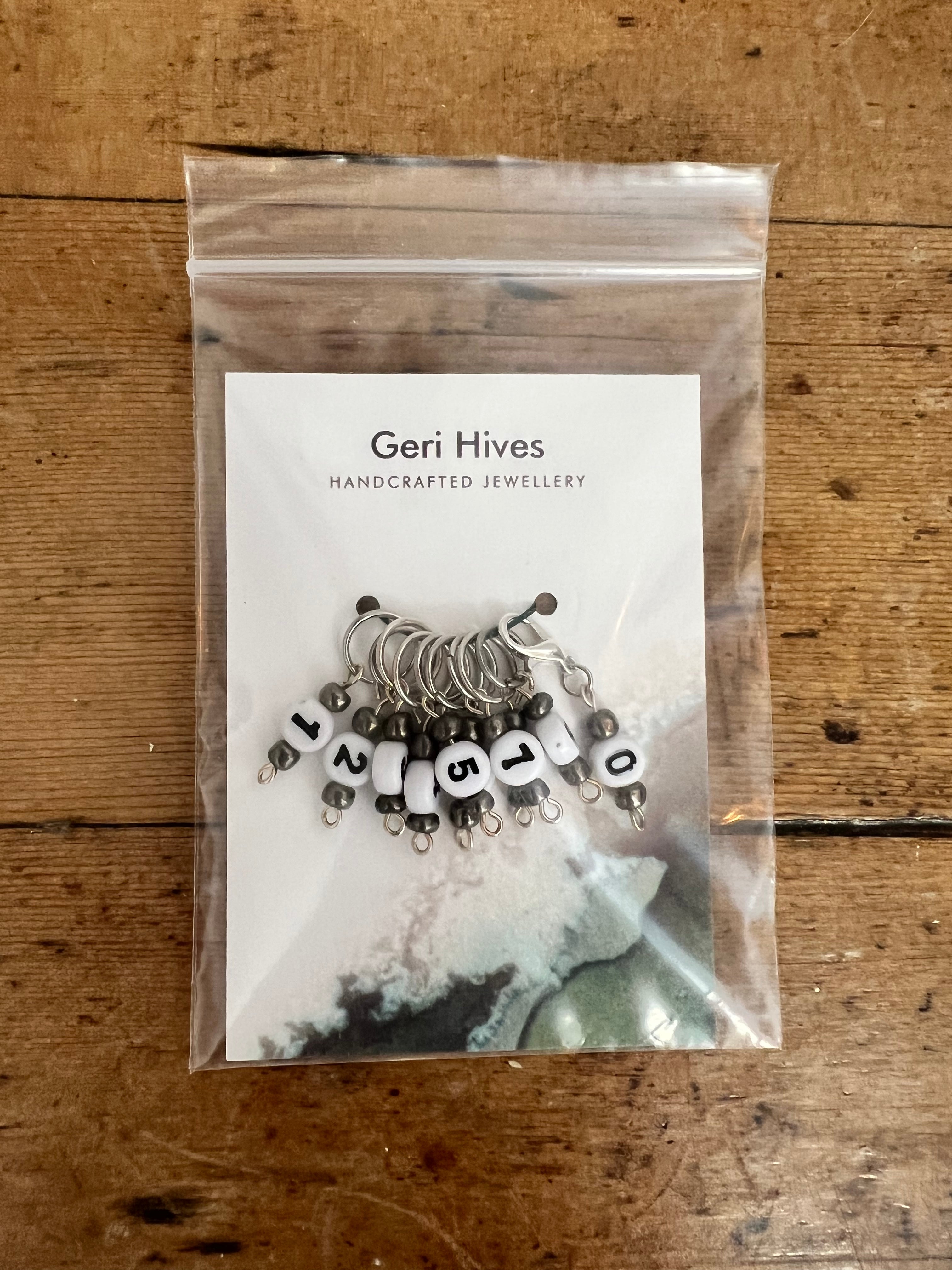 Geri Hives Numbered Stitchmarkers